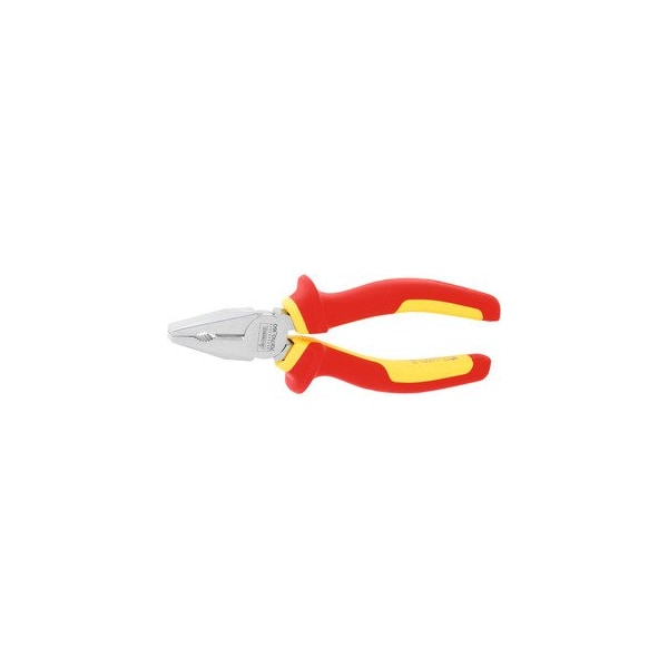 Garant Vanadium steel combination pliers- chrome-plated VDE insulated- overall length: 160mm 701710 160 - main